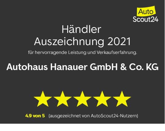 Händler Auszeichnung 2021 - AutoScout 24